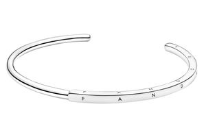 Pandora 599493C00 Silber-Armspange für Damen Signature I-D, 19 cm