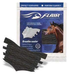 Flair Nosové prúžky pre kone Konský nosový prúžok čierny