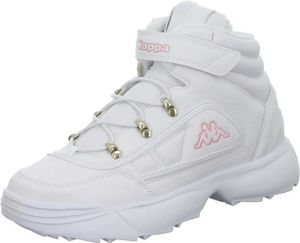 KAPPA Mädchen-Stiefelette Weiß-Rosé, Farbe:weiß, EU Größe:33