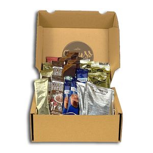 Genussleben Box mit 400g Instant-Kakao von verschiedenen Marken