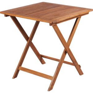 COUNTRYSIDE® Drevený stôl Sevilla | Skladací stôl | Balkónový stôl 70 x70 cm