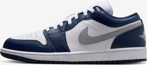 Nike Air Jordan 1 Low "Wolf Grey Midnight Navy" Niebieski, Rozmiar: 47,5