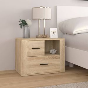 vidaXL Nachttisch Sonoma-Eiche 60x36x45 cm Holzwerkstoff