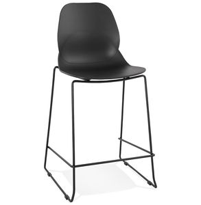 Kokoon® Design-Barhocker ZIGGY MINI 52x51,5x101 cm,Plastik / Polymer, Schwarz, 14,22 kg