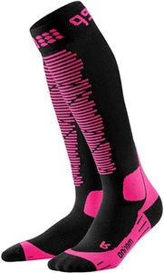 CEP ski merino* socks, women black/pink II