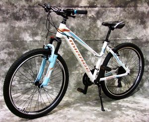 24 Zoll ALU Mädchen MTB Gefedert MIRAGE VON UMIT, mit 21-Gang  Shimano Daumenklickschaltung NEU 2466-Weiß-Türkis, AB 132 CM KÖRPERGRÖSSE !!!!!!!!!!!!