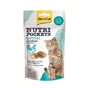 Gimcat Nutri Pochets Dental - Leckere, füllbare Katzenzahnreinigungs-Leckerbissen