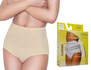 Damenslip MITEX IGA Unterhose Panty Taillenformer körperformer hoche Höschen BEIGE 4XL