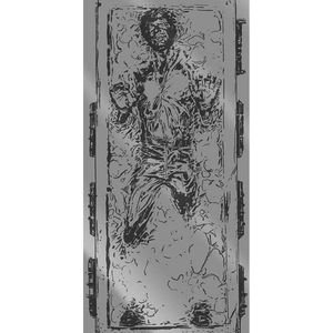 Star Wars - Leinwanddruck, "Han Solo Carbonite" PM3347 (50 cm x 100 cm) (Grau/Schwarz)