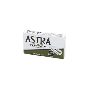 Astra Superior Platinum Rasierklingen - Rasierklingen - Auswechselbare Klingen - 5 Stück Razor blades - Shaving blades - Interchangeable blades