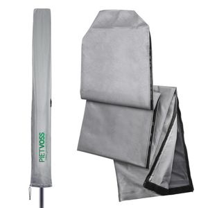 PIETVOSS Schutzhülle für Sonnenschirm & Wäschespinnen aus Polyester Inkl. Packtasche