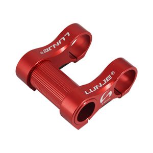 25,4 mm ultraleichter hohler CNC-Klapp-Doppellenker-Vorbau, Fahrradzubehör-Rot