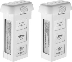 Topchances 2er Pack 11,1V 5200 mAh LiPo Intelligent Batterie Repleacement Akku für DJI Phantom 2, Phantom 2 Vision und Phantom 2 Vision Plus