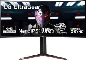 LG UltraGear 34GN850P-B - LED monitor - herný - zakrivený - 86,72 cm (34")