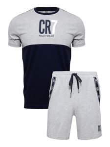CR7 Cristiano Ronaldo Shorty leichter Schlafanzug Kurz Kids Navy 8