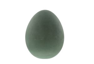 Deko-Ei "Seegrün", groß, trendiges Deko-Ei, eingefärbter Beton, schwere Qualität