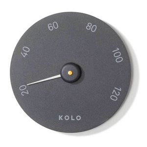 KOLO Sauna Thermometer Schwarz