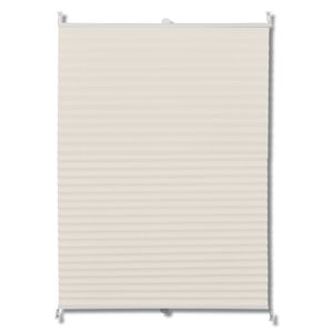 vidaXL Plissee Faltrollo Rollo Plisseerollo 110x125cm Creme