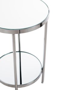 HAKU Möbel Beistelltisch, chrom - Maße: Ø 28 x H 46 cm; 52284