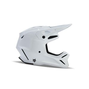 FOX V3 RS Carbon Solid MIPS Motocross Helm, weiß, XS (53/54)