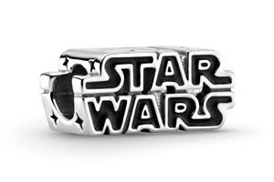 Srebrny charms Pandora 799246C01 z logo Star Wars