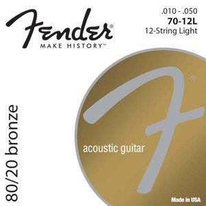 Fender 80/20 Bronze Wound 10-50