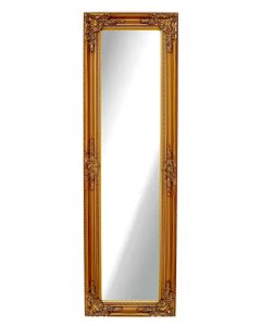 LC Home Wandspiegel Barock Spiegel gold ca. 130 x 40 cm Antik-Stil Flurspiegel