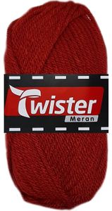 100 Gramm Twister Meran aus 100 % Polyacryl 38 Kirsche