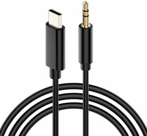 USB Type C zu 3.5 mm Kabel Klinkenbuchse Klinkenstecker Audio AUX für Samsung, Xiaomi, Huawei Schwarz