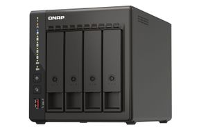 QNAP TS-453E-8G (4 jadrá 2,6 GHz, 8 GB RAM, 4x SATA, 2x slot M.2 NVMe, 2x HDMI 4K, 2x 2,5GbE, 4x USB)
