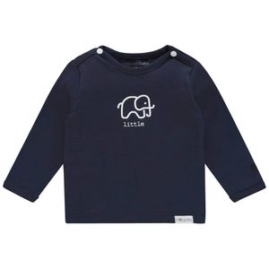 noppies Baby Shirt - Amanda elaphant, Unisex, Langarm, Organic Cotton Stretch Blau 56