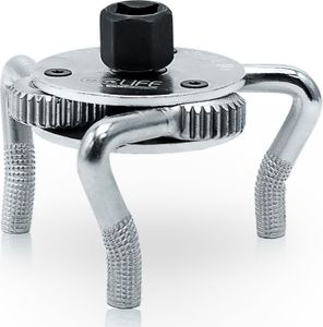 3-armig Ölfilterspinne Ölfilterschlüssel mit 3/8'' x 1/2'' Adapter Ölwechselwerkzeug Ölfilter-Ausbauwerkzeug Auto Werkzeug für Ölfilter Ø 69-13