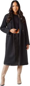 Principles - Dámský dvouřadový kabát DH7514 (38 CZ) (Black)