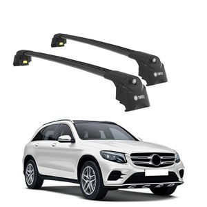 TURTLE DACHTRÄGER AIR-2 MERCEDES-BENZ GLC-CLASS X253 2016 - 2022 , Schwarz