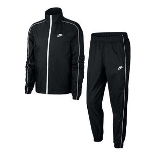 Nike Jogginganzug Herren schwarz mit Mash-Innenfutter, Größe:XL, Farbe:Schwarz