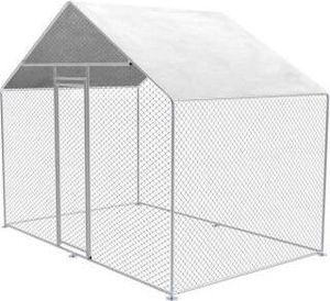 Freilaufgehege Zipper DIY Heimtiergehege ca. 3 x 2 x 2.5 m ZI-CR322 für Hühner, Geflügel, Kaninchen, Meerschweinchen