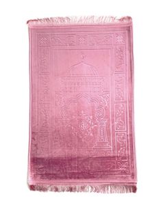 Modlitebný koberec s hrubým mäkkým polstrovaním Seccade 80 X 120 cm - ružový