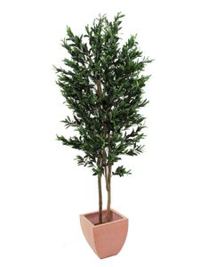 EUROPALMS Olivovník s plodmi, 2-kmeňový, umelý, 250 cm