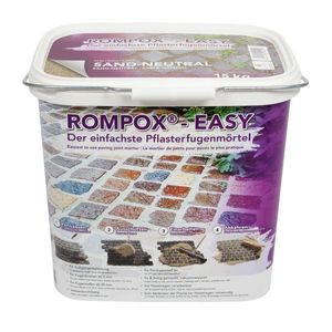 Romex ROMPOX-EASY Pflasterfugenmörtel Sand-Neutral 15kg Eimer