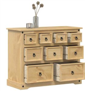vidaXL Kommode 101x45x82 cm Massivholz Kiefer vidaXL Kommode 101x45x82 cm Massivholz Kiefer