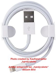 Daten-/Ladekabel - Lightning auf USB-A (kompatible mit Apple MD818ZM/A) - 1m new model