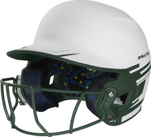 Rawlings MSB13S Mach Ice Softball Helmet w/ Color Dark Green