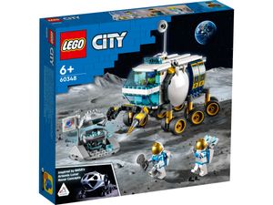 LEGO 60348 City Mond-Rover Weltraum-Spielzeug ab 6 Jahre für Mädchen und Jungen mit Astronauten-Minifiguren aus der LEGO NASA Serie für Kinder