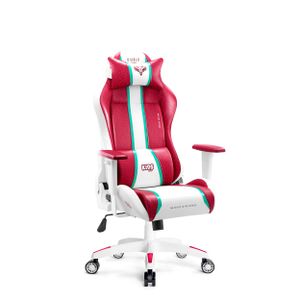 Diablo X-One 2.0 Herní židle pro děti Kancelářská židle Židle k psacímu stolu Nastavitelné područky Ergonomický design Krční/bederní polštář Barva: Candy Rose, Velikost: Kids