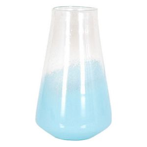 Vase DKD Home Decor Blau Kristall Mediterraner 21 x 21 x 34,5 cm