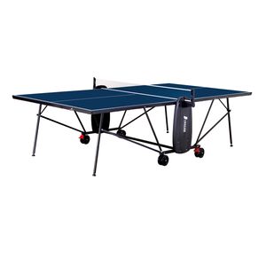 Cougar Tischtennisplatte Deluxe 2800 klappbar in Blau | Indoor klappbarer Tischtennistisch mit verstellbaren Beinen und Netz | Ping Pong Tisch für Kinder & Erwachsene | 274 x 152,5 x 76 cm
