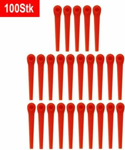 100X plastové nože Náhradní nože pro sekačku Gardena EasyCut Li-18/23R