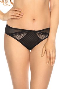 Gaia dame sliptüll netz unterhose schleife unterwäsche  928b emily  , schwarz, xl