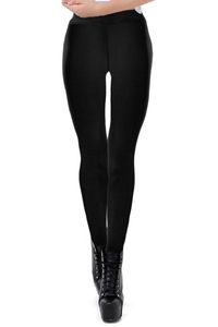 Gefütterte High Waist Leggings von Ocultica, Farbe: Schwarz, Größe: S