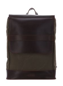 BUCKLE & SEAM Morris Blu Canvas Backpack Royal Green